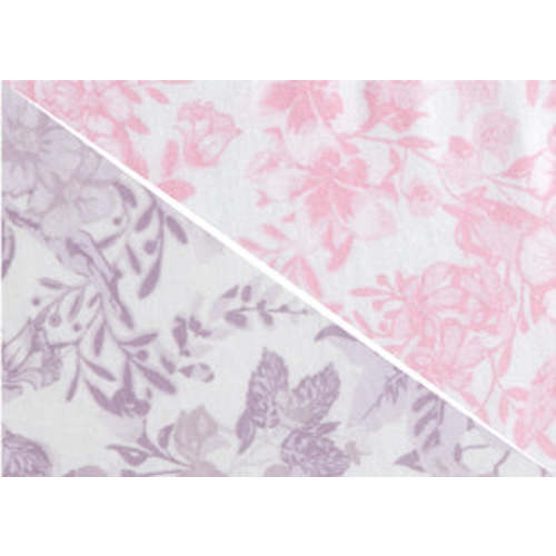 Pastel Floral Fitted Crib Sheets - 2 Pack
