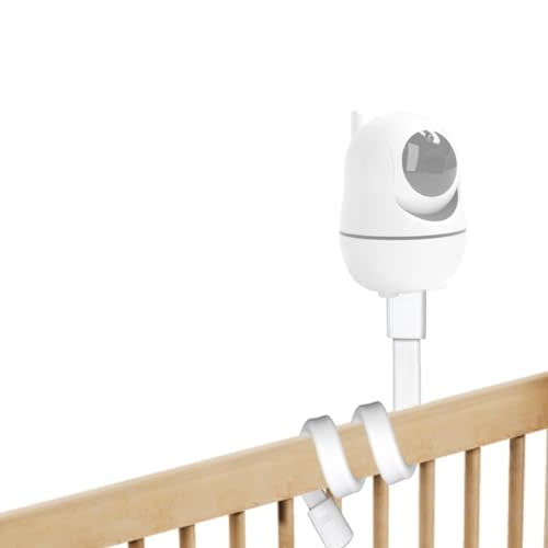iFamily Flexible Mount Shelf for Baby Camera SM43E/SM43EV2/SM653, mounting on Baby Bed or Wall Mount Shelf, Curtain Rods Without Hurting Wall Surface.