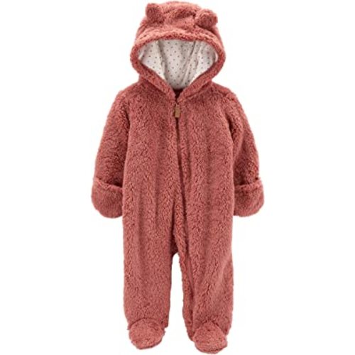 Carter's Baby 0-9 Months Hooded Sherpa Bunting Pram