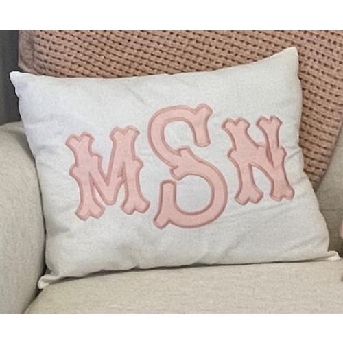 Baby Nursery Crib Pillow Monogrammed Baby Pillow Baby Girl - Etsy