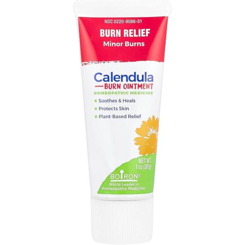 Boiron Calendula Burn Ointment for Relief from Minor Burns from Cooking, Friction, or Sunburns - 1 oz