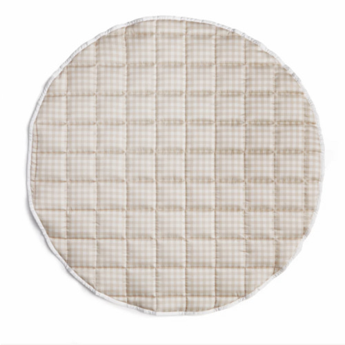Picnic Gingham Play Mat - Beige | Gooselings