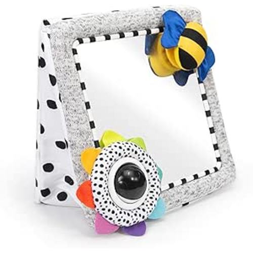 Sassy Tummy Time See Me Floor Mirror for Ages 0+ Months (80928) - White