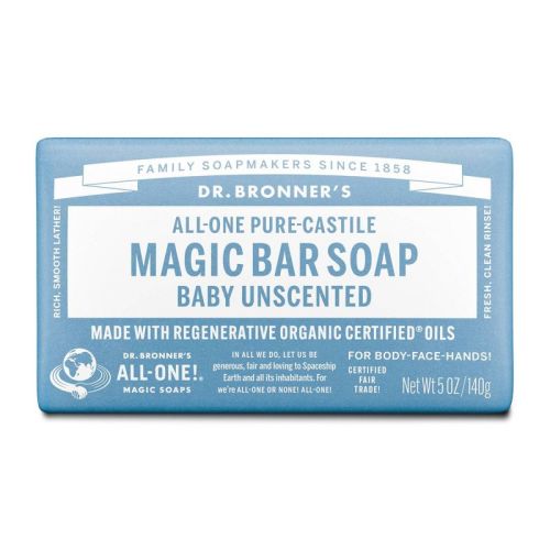 Dr. Bronner's All-One Pure-Castile Magic Bar Soap - Unscented - 5oz