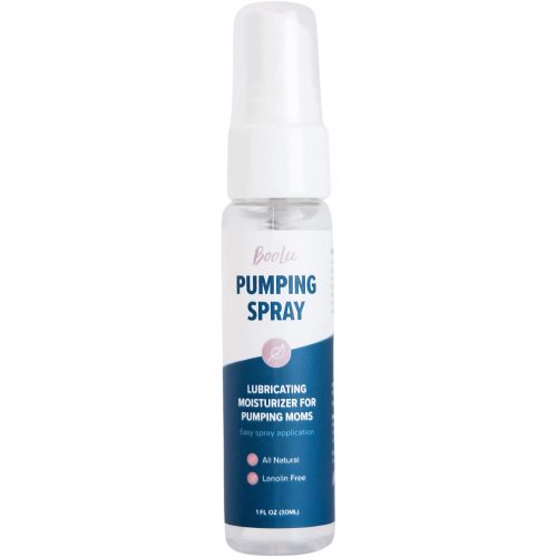 Breast Pump Flange Spray | Helps Sore Nipples & Clogged Milk Ducts | Skin Lubricant for Breast Pumping | Apply Pumping Spray Directly to Shields | Vegan & Lanolin Free | (1 Fl Oz)