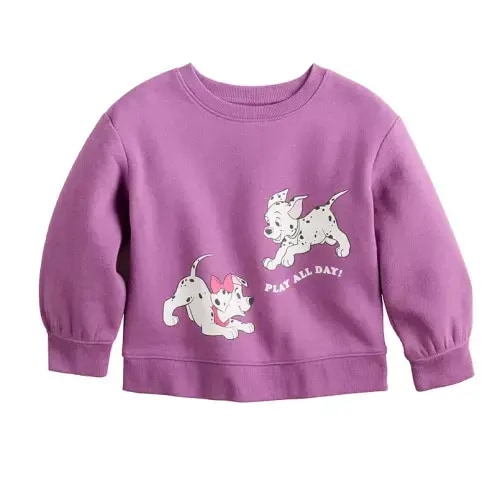 Disney's 101 Dalmatians Baby & Toddler Girl "Play All Day" Fleece Sweatshirt by Jumping Beans®