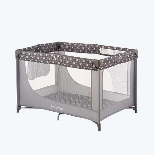 Pamo Babe Portable Crib with Mattress & Carry Grey – PAMO BABE