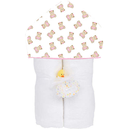 Deluxe Hooded Towel - Princess Teddy