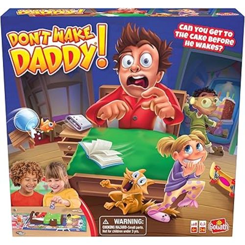 Goliath Don't Wake Daddy Board Game | Surprise Action Game for Kids | 2-6 Players, Ages 4+