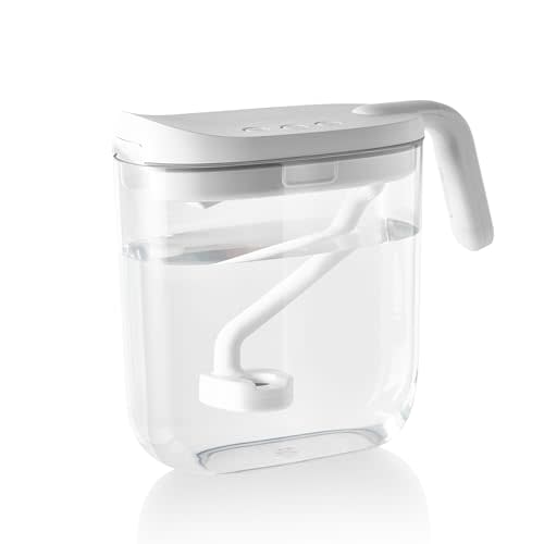 Carepod Mini 21P Ultrasonic Cool Mist Humidifier for Bedroom, Quiet & Safe for Baby, Transparent, Only 3 Washable Parts & Easy to Clean, Filter-Free, Automatic Shut-off, Lasts 20Hrs (0.74Gal/2.8L)