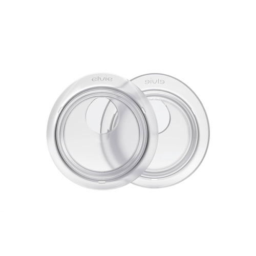 Elvie Catch Milk Collection Shells | Set of Two Discreet Leak-Protection Silicone Cups, Reuse Your Milk| Reusable Breast Shells Collect Up to 1oz | No More Wasted Milk or wasteful Breast Pads