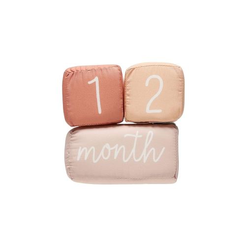 Plush Milestone Blocks, Baby Month Plush Blocks, New and Expecting Moms Gift, Baby Age Milestone Keepsakes, Newborn Photo Props