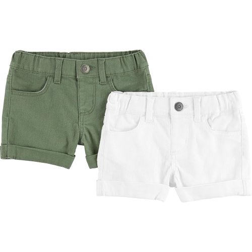 Simple Joys by Carter's Girls' Denim Shorts, Pack of 2