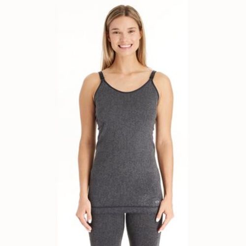 Modern Eternity Hannah Active Maternity Nursing Tank Grey Jacquard XL