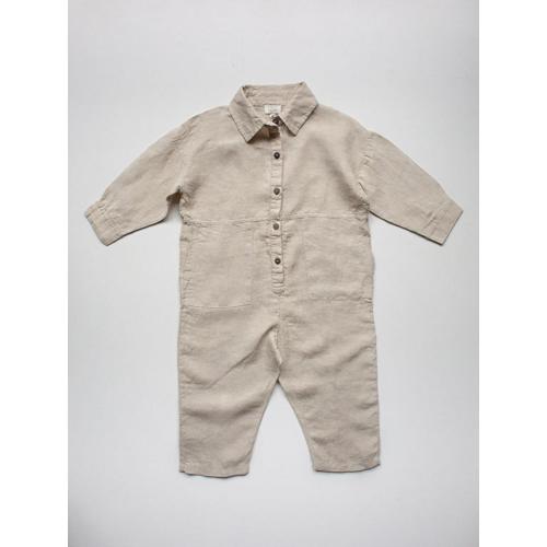 The Noor Jumpsuit - Oatmeal