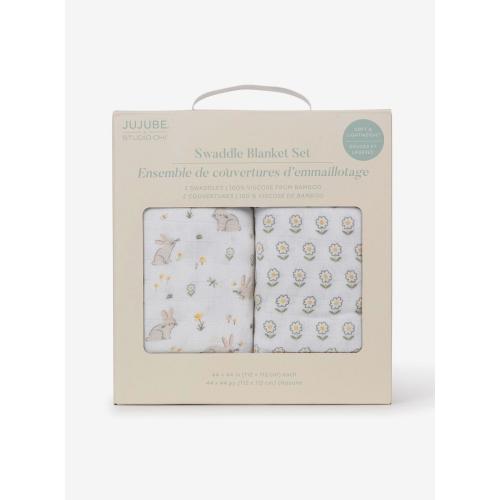 JuJuBe 2-Pack Square Swaddle Blanket Set