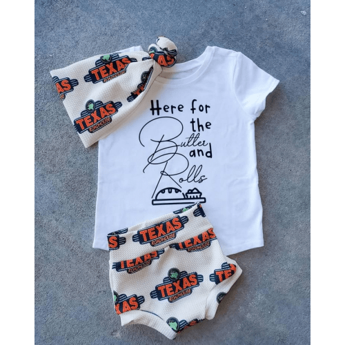 Baby Boys Texas Short Sleeve Top Bummies Clothes Sets Preorder