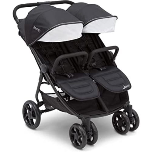 Jeep Destination Ultralight Side x Side Double Stroller, Midnight