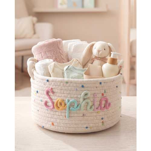 Custom Handmade Basket | Cotton rope weaving | Storage Basket | XS-XL | Option Icons