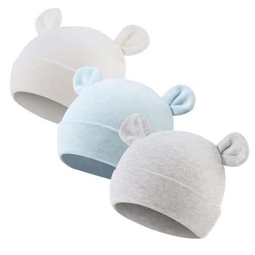 Cotton Newborn Baby Girls Hat Spring Newborn Boys Hat Cute Rabbit Infant Beanie