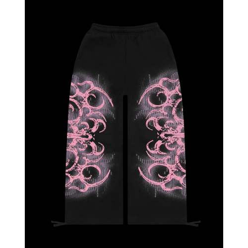 EUPHORIA PUFF PRINT OVERSIZED SWEATPANTS BLACK