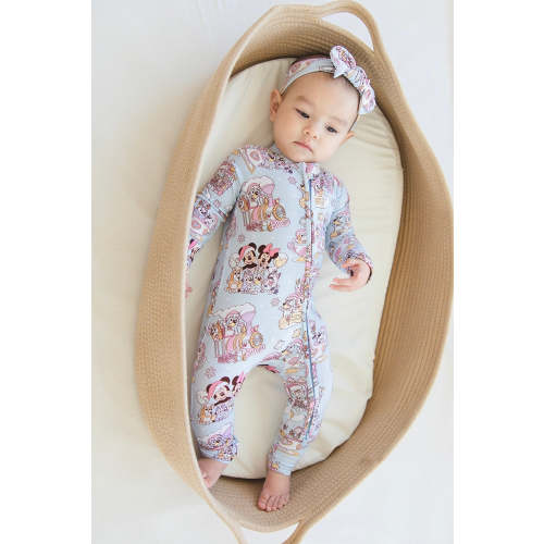 Winter Whirl - Zippy Zipper Romper – August + Willow