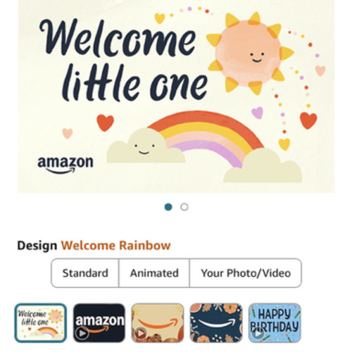 Amazon.com: Amazon eGift Card - Welcome Rainbow: Gift Cards