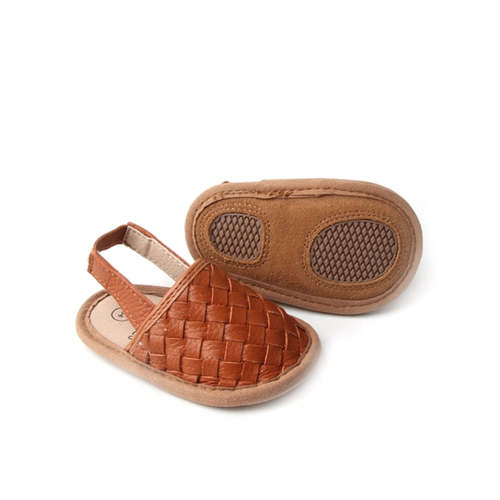 Woven Leather Baby Sandals