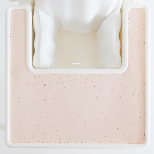 Blush Speckle IKEA Highchair Specialty Placemat / High Chair Mat