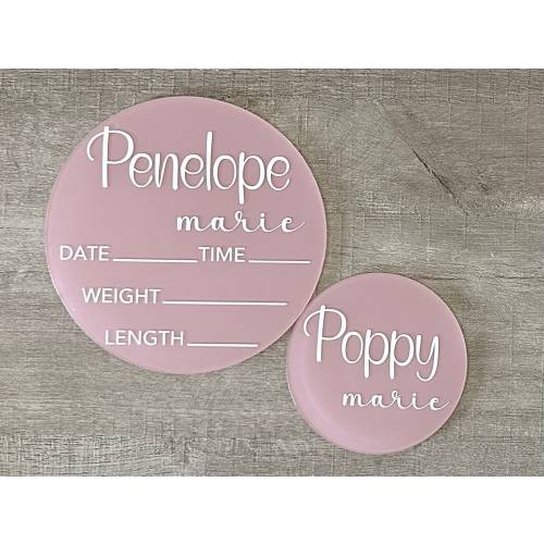 Baby Birth Announcement Sign,Acrylic Baby Name Sign,Newborn Birth Stats,Baby Milestones Marker,Baby Announcement,Newborn Hospital Photo Prop
