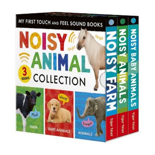 Noisy Animal 3-Book Boxed Set: My First Touch and Feel Sound Books - by Tiger Tales (Mixed Media Product)