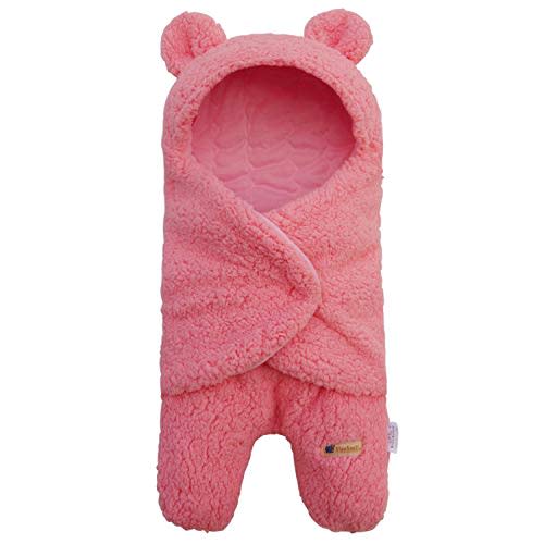 BlueSnail Newborn Receiving Blanket Baby Sleeping Wrap Swaddle(Pink)