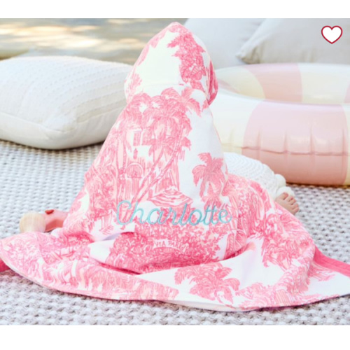 Lilly Pulitzer Resort Anniversary Baby Beach Hooded Towel