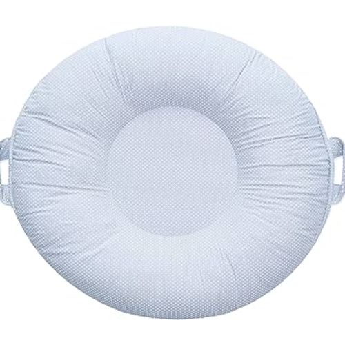 Pello Multi-use Luxe Baby, Floor Cushion/Play Mat/Lounger (Serenity/Gray)