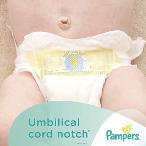 Diapers Newborn/Size 0 (< 10 lb), 80 Count - Pampers Swaddlers Sensitive Disposable Baby Diapers, Super Pack