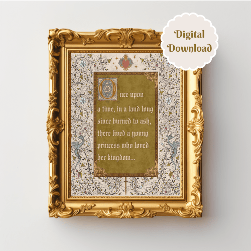 Throne of Glass Scroll Print (DIGITAL 8X10)