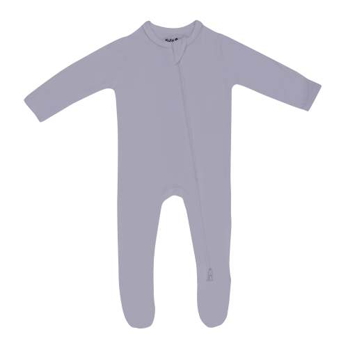 Zippered Footie in Haze
