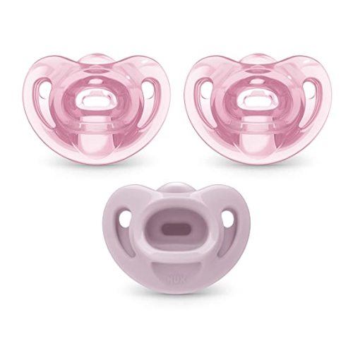 NUK Pacifiers | Pink | 0-6 Months | 3 Pack