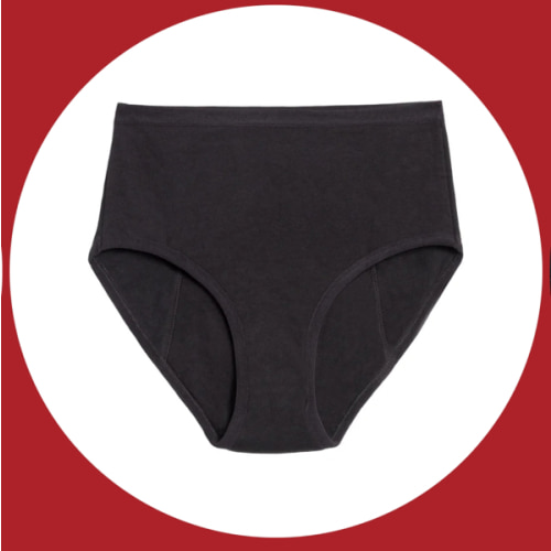 The Extra Coverage High Waisted Period. in Organic Cotton For Heavy Flows