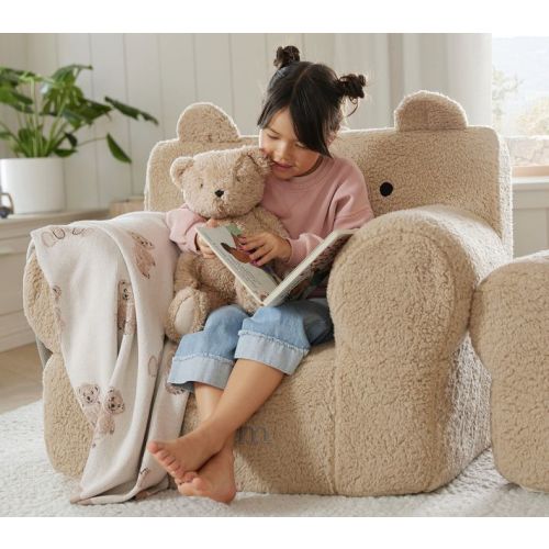 St. Jude Teddy Bear Intarsia Baby Blanket