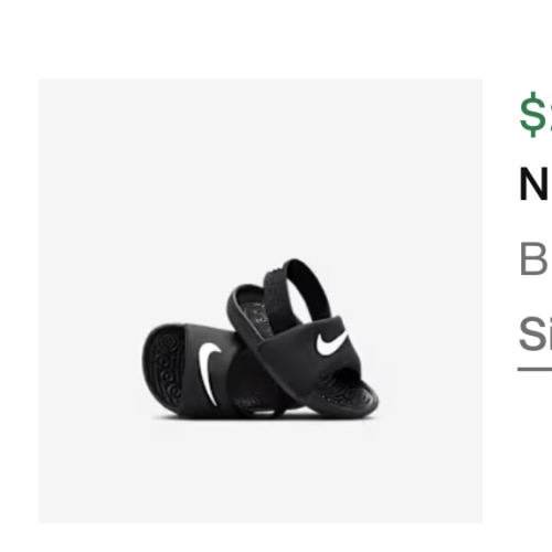 Nike Kawa Baby/Toddler Slides. Nike.com