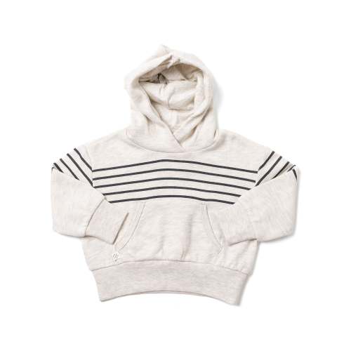 vintage hoodies - racing stripes on oyster