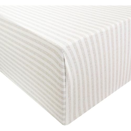 Copper Pearl Premium Knit Crib Sheets for Boys and Girls: Breathable, Soft, Fitted for Standard Mattresses, Baby Registry or Shower Gift, Coastal