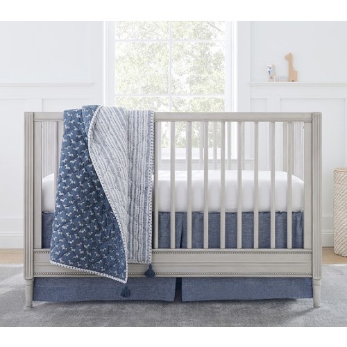 Colton Reversible Baby Quilt | Pottery Barn Kids