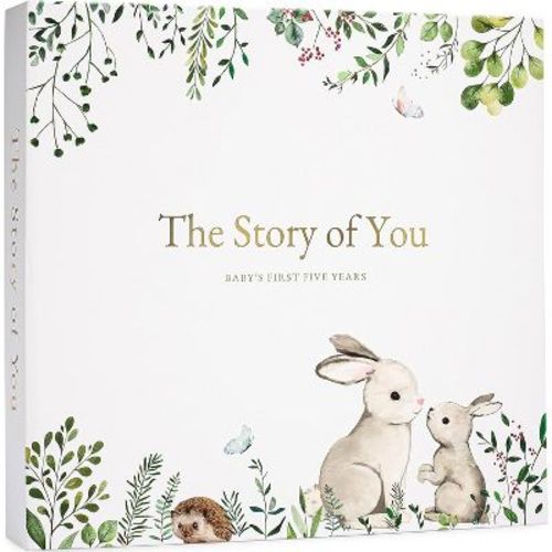 Attop Keepsake Memory Book for Baby Boy or Girl A Milestone Book to Record Every Event from Birth Neutral Journal Scrapbook Photo Album