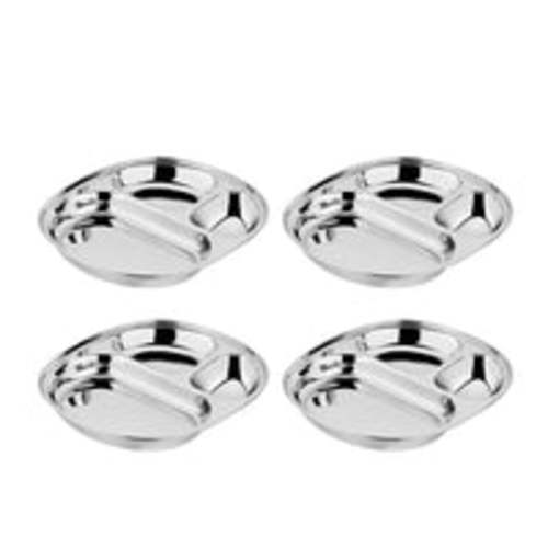 Ahimsa Stainless Steel Compartment Plates – AHIMSA®