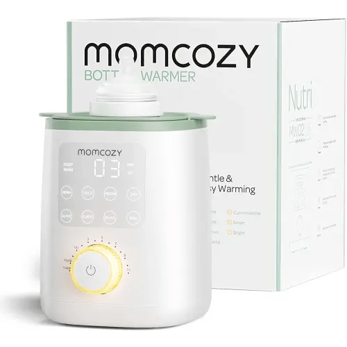 Momcozy Retain Nutrients Bottle Warmer, 9-in-1 Baby Bottle Warmer with Night Light, Accurate Temperature to Preserve Fullest Nutrients in Breast Milk, Bottle Warmers for All Bottles