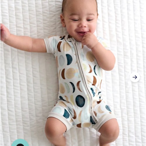 Luna Neutral Shorty Zippy - Little Sleepies
