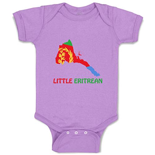Custom Boy & Girl Baby Bodysuit Little Eritrean Funny Cotton Baby Clothes