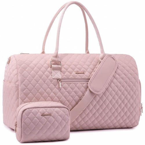 LOVEVOOK Travel Duffle Bag, Weekender Bag for Women with Toiletry Bag, Carry on Overnight Bag with Shoe Compartment, Gym Duffel Bag with Wet Pocket, Mommy Hospital Bags for Labor and Delivery